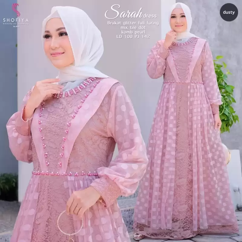 Grosir Midi Dress Warna Hitam Cla Hijab Jemina Midy Pangandaran
